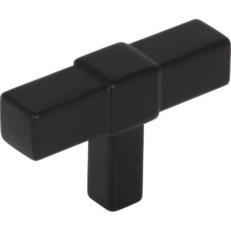 JEFFREY ALEXANDER 2" Matte Black Zane Cabinet "T" Knob 293T-MB